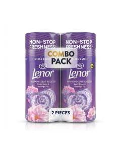 Lenor Exotic Bloom & Moonlight Lily In-Wash Scent Booster Beads 2PCS COMBO PACK, 2x155g – Long-Lasting Laundry Fragrance for Washing Machine