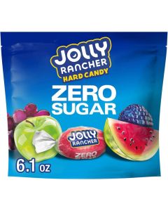 JOLLY RANCHER Zero Sugar Assorted Fruit Flavored Hard Candy Bag, 6.1 oz