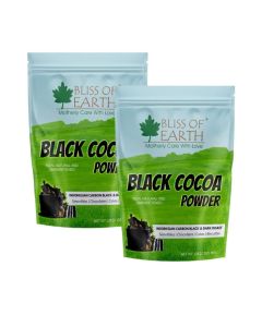 Black Cocoa Powder Natural and Unsweetened Carbon Black & Dark Roast Perfect for Cooking & Baking Cakes, Biscuits, Oreo, Chocolates, Smoothies 1KG pack of 2