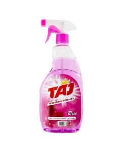 Taj Glass And Surface Cleaner For Sparkling Glass And Surfaces With Rose Fragrance- 750ml