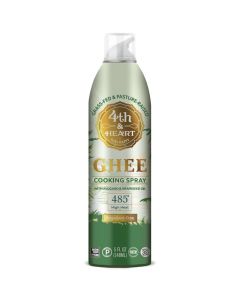 4th & Heart Original Ghee Oil Cooking Spray - 5 Ounce Non-Stick High Heat Blend with Avocado and Grapeseed Oils
