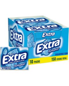 Extra Peppermint Sugarfree Gum - 150 Sticks