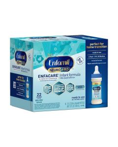 High Calorie Premature Baby Formula, Milk Based with Iron, Brain Building DHA, Vitamins & Minerals for Immune Support, easy to digest proteins, Baby Milk, 2 Fl Oz, 6 Count