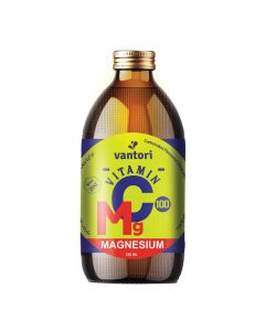 Vitamin C + Magnesium + Zinc Functional Drink Glass Bottle