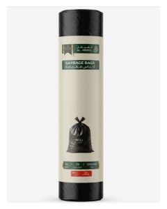 Garbage Bags Roll, 10 Bags, 79 Gallon, 120 × 140 cm (XXX Large) - Black