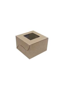 Nips Packaging Brownie boxes Single Brownie Box Assorted Chocolates Box Single Ladoo Box Easter Egg Box 3 x 3 x 2 Brown Colored Boxes Pack of 200