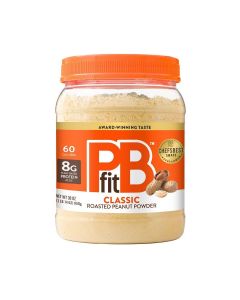 PBfit 30 Ounce Classic Peanut Butter Powder, Powdered Peanut Butter Spread From Real Roasted Peanuts, 8g of Protein 8% DV, Gluten-Free, 60 calories, 87% less fat (Pack of 1)