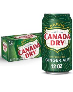 Canada Dry Ginger Ale Soda 12 fl oz cans 12 pack