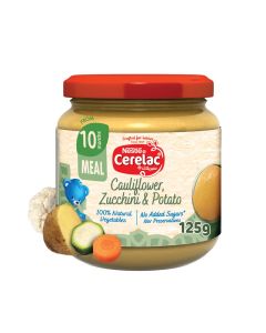 Cauliflower Zucchini & Potato Vegetable Puree Baby Food (10m+)