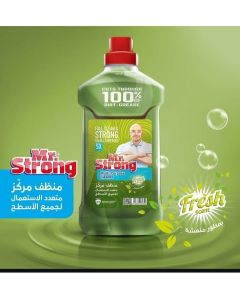 Mr. Strong 5X Multi-Purpose Cleaner 750ml – Concentrated Formula – 100% Grease & Dirt Removal – Green Fresh Scent – Multi-Surface – Kitchen Bathroom Floors – No Residue – 5X Stronger Than Standard Cleaners