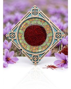 ZARCHIN Super Negin Saffron 10gm Wooden Gift Box