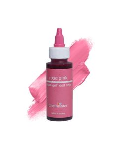 Chefmaster Rose Pink LiquaGel Food Coloring Vibrant Color ProfessionalGrade Dye for Icing Frosting Fondant Baking Decorating FadeResistant EasytoUse Made in USA 23 oz