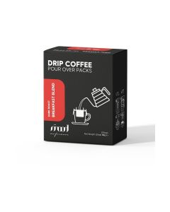 Dark Roast Drip Coffee, Breakfast Blend (8 x 11g Sachets) - Made in UAE
