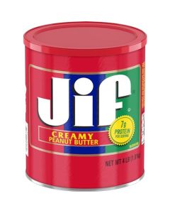 Jif Creamy Peanut Butter 4Pound Can