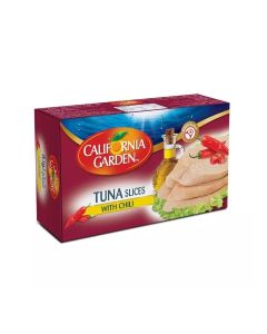 California Garden Canned Tuna Meat Slices With Chilli- 3X120gms
