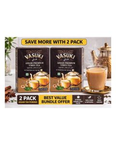 Strong Karak Chai – Assam Tea Powder / Indian Cutting Chai Taste / Vasuki Premium Tea