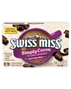 Swiss Miss Simply Cocoa Dark Chocolate Flavored Hot Cocoa Mix 8 Count Hot Cocoa Mix Packets