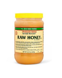 Y.S. Eco Bee Farms Raw Honey - 22 oz 2 Pack, Packed by Ilios