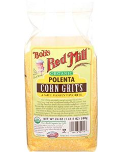 Bobs Red Mill 19490 Organic Polenta Corn Grits 24 Oz