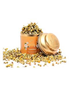 OH CHA Chamomile Herbal Tea Loose Leaves, 35gms, 100% Natural, Caffeine-Free, Calming Sleep