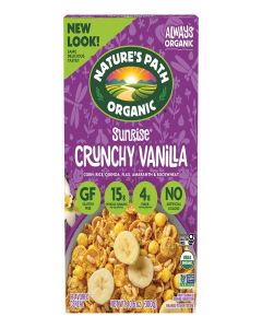 Nature's Path, Organic Gluten-Free Crunchy Vanilla Cereal, 10.6 Oz