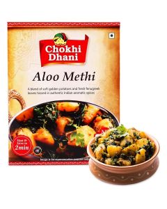 Aloo Methi 300 gm / Ready to Eat / Just Heat & Eat / Stove Top or Hot Water / Ready in 2 Minutes