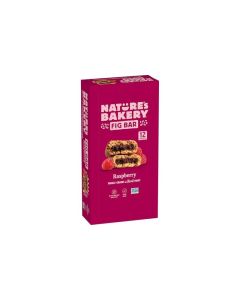 Natures Bakery Whole Wheat Fig Bars Raspberry Real Fruit Vegan NonGMO Snack bar 1 box with 12 twin packs 12 twin packs