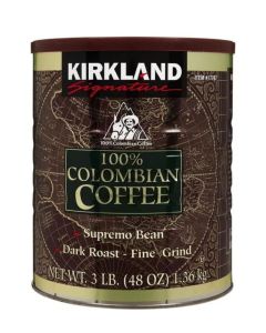 Colombian Supremo Dark Roast Fine Grind Coffee Bean, 1.36Kg For v60, Espresso, Cappuccino, Iced Coffee And More