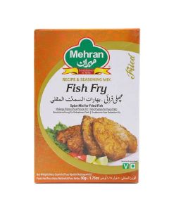 Mehran Fish Fry Masala 50grms Fried Fish Serve With Chapati or Boiled Rice Spices Mix For Fried Fish or Other Sea Food