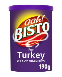 Bisto Turkey Gravy Granules, 190g - Perfect for Christmas Dinners