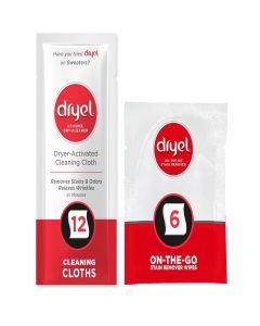 dryel At-Home Dry Cleaner Refill, New and Improved, Gentle Laundry Care for Special Fabrics and Dry-Clean-Only Clothes, 12 Loads with On-the-Go Stain Remover