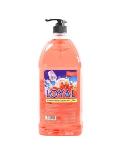 Loyal Dishwashing Liquid with Pomegranate Fragrance Red Color - 2L