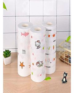 VATSAL Kitchen Tissue Paper,Non-stick Oil Absorbing Paper Roll Kitchen Special Paper Towel Wipe Paper Dish Cloth Cleaning Pack Of (1)