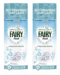 Fairy In Wash Scent Booster 155g x 2 Pack Almond Milk & Manuka Honey Laundry Scent Booster Beads Long Lasting Fragrance