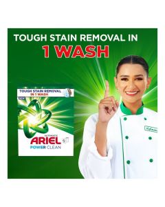 Ariel Power Clean Automatic Laundry Detergent Powder 2.5kg, Powerful Stain Remover