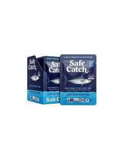 Safe Catch Elite Tuna WildCaught Lowest Mercury Tuna Fish Pouch GlutenFree Keto Food NonGMO Kosher PaleoFriendly High Protein Snack No Water Oil Tuna Pack of 12 Tuna Pouches 3oz