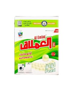Al Emlaq Powder Detergent, Automatic, 2.5 Kg Box, Pearl