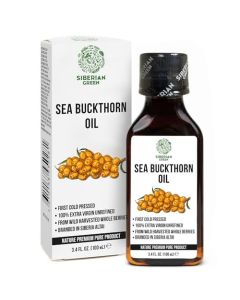 Siberian Sea Buckthorn Oil 100 Natural Extra Virgin Cold Pressed 100 ml 34 fl oz Unrefined Raw Vegan Exclusive Healthy Diet Food Grade
