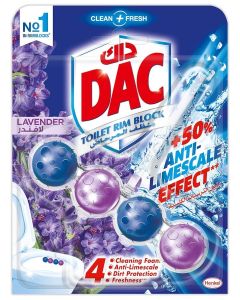 Dac Toilet Rim Block Fragrance Boost Lavender 50g