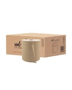Highmark Hardwound Paper Towels 8 x 800 100 Recycled Natural Case Of 6 Rolls