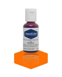 Americolor Soft Gel Paste Food Coloring Orange 75 oz