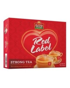 Brooke Bond Red Label Black Tea Bags For Strong Taste And Dark Color- 100pcs
