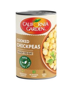 California Garden Cooked Chickpeas Ready To Eat 400g