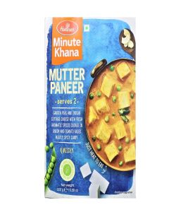Haldiram's Minute Khana Homestyle Mutter Paneer Ready to Eat Meal, 300 g