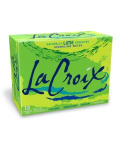 La Croix Sparkling Water Lime 12 Fl Oz pack of 12