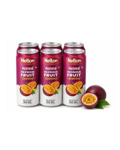 Nellon Passion Fruit Sparkling Drink Value Pack / Get extra 10% off with "10SAVE" code / 6 x 300ml