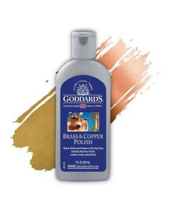 Goddard’s Copper & Brass Polish, Copper Cleaner & Brass Cleaner for Long-Lasting Shine, Metal Polish for Pewter, Chrome & More, Metal Polishing Compound 7oz