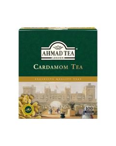 Ahmed Tea Bags With Flavorful And Aromatic Blend Of Cardamom Flavor- 100 Bags