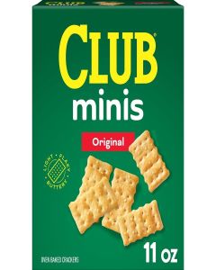 Club Minis Crackers, Lunch Snack, Original, 11oz Box