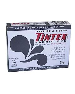 Tintex Brand Charcoal Grey Fabric Dye 53